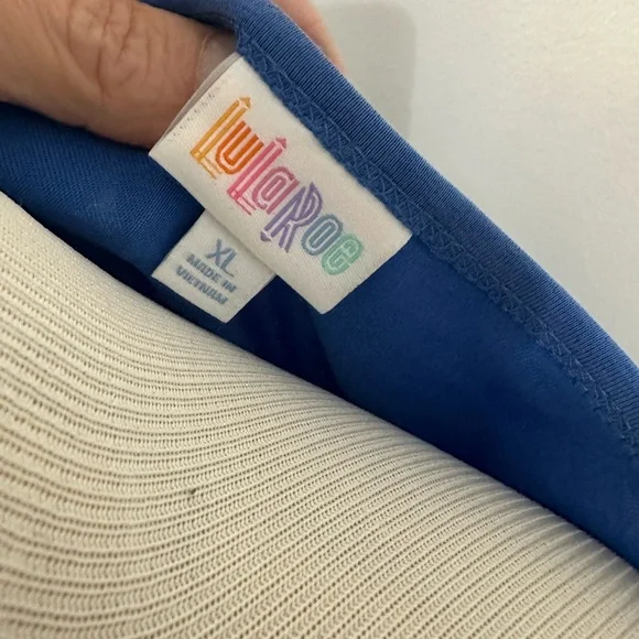 LuLaRoe Blue Irma XL Modal New - Picture 2 of 4
